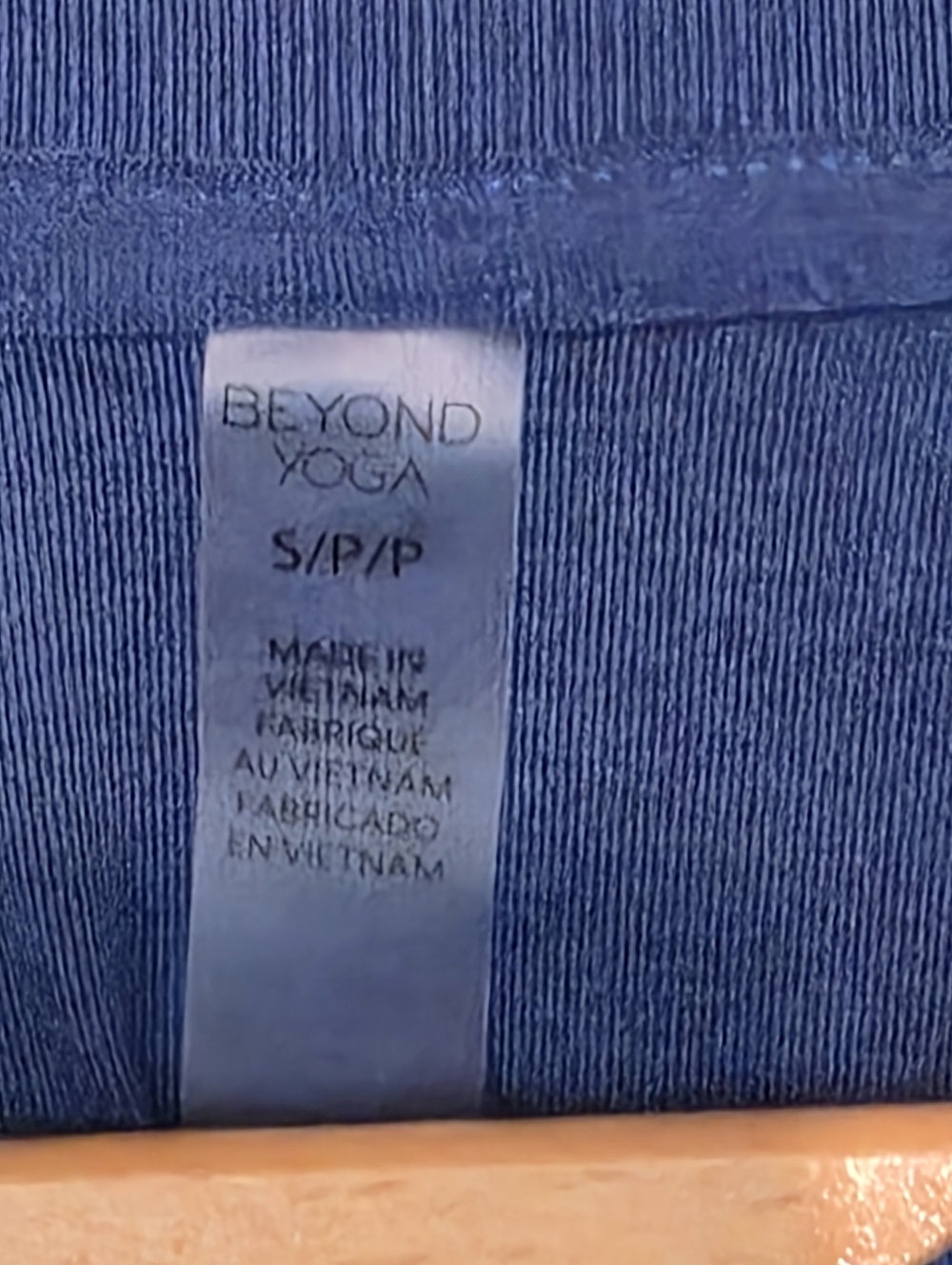 Beyond Yoga NWT Featherweight Daydreamer Pullover Marine Blue Heather Size Small - Picture 4 of 6